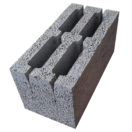 Блок керамзитобетонный стеновой Евроблок 390 х 190 х 190