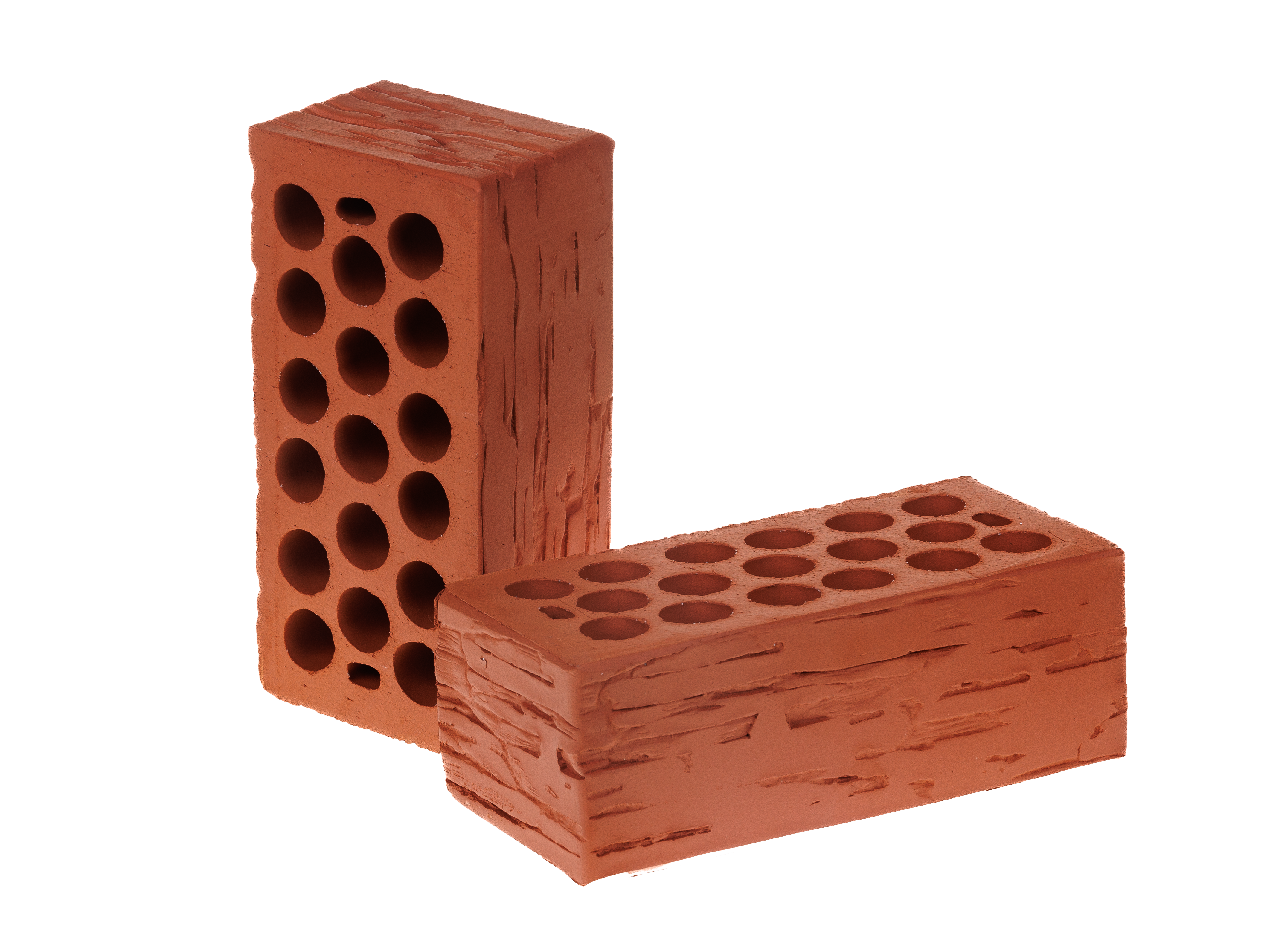 Кощаковский кирпич лицевой 1,4НФ красный дикий камень (1 категория)