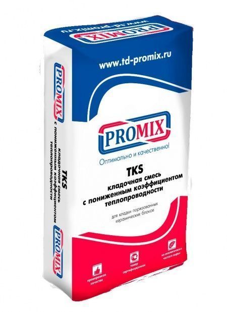 Теплоизоляционный кладочный раствор Promix TKS 201 серый 25 кг