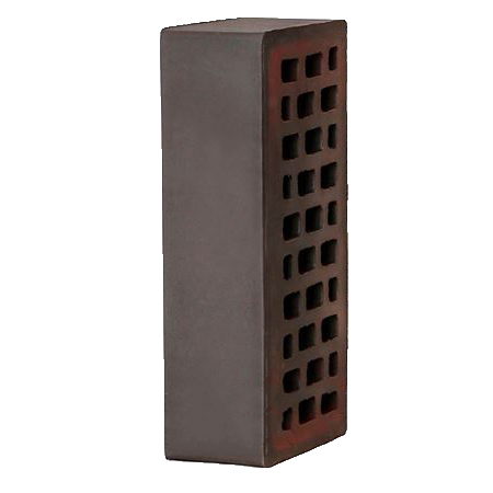 Вышневолоцкий кирпич с флеш обжигом Графит гладкий 1NF