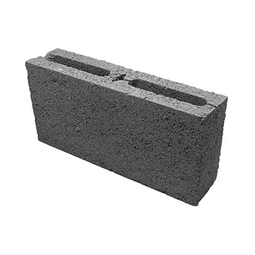 Блок керамзитобетонный перегородочный Стройтекс 390 х 90 х 188