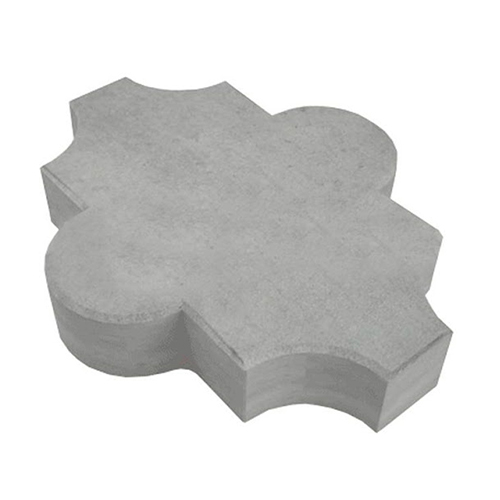 Брусчатка вибролитье Арт Альянс Клевер шагрень 220 х 270 х 60 серый